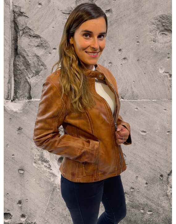 cazadora piel