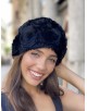 Gorro Rex rosas negro